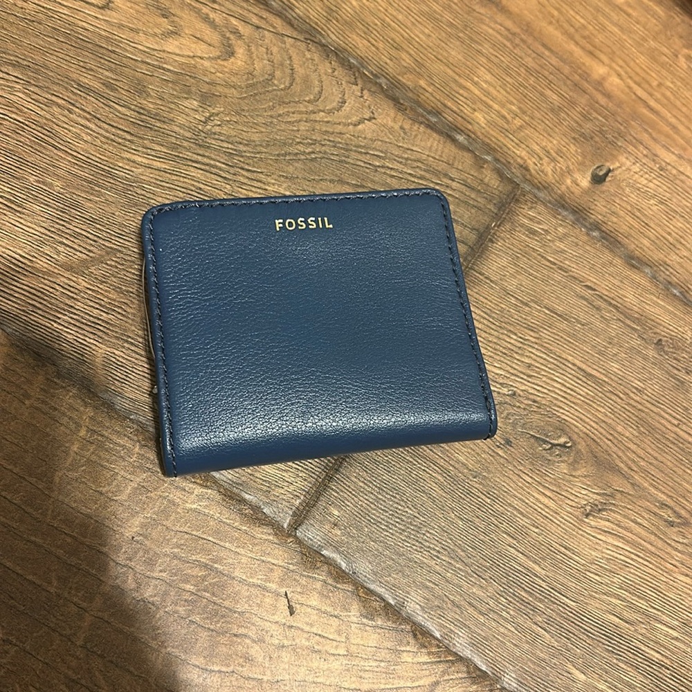 Blue Fossil Wallet
